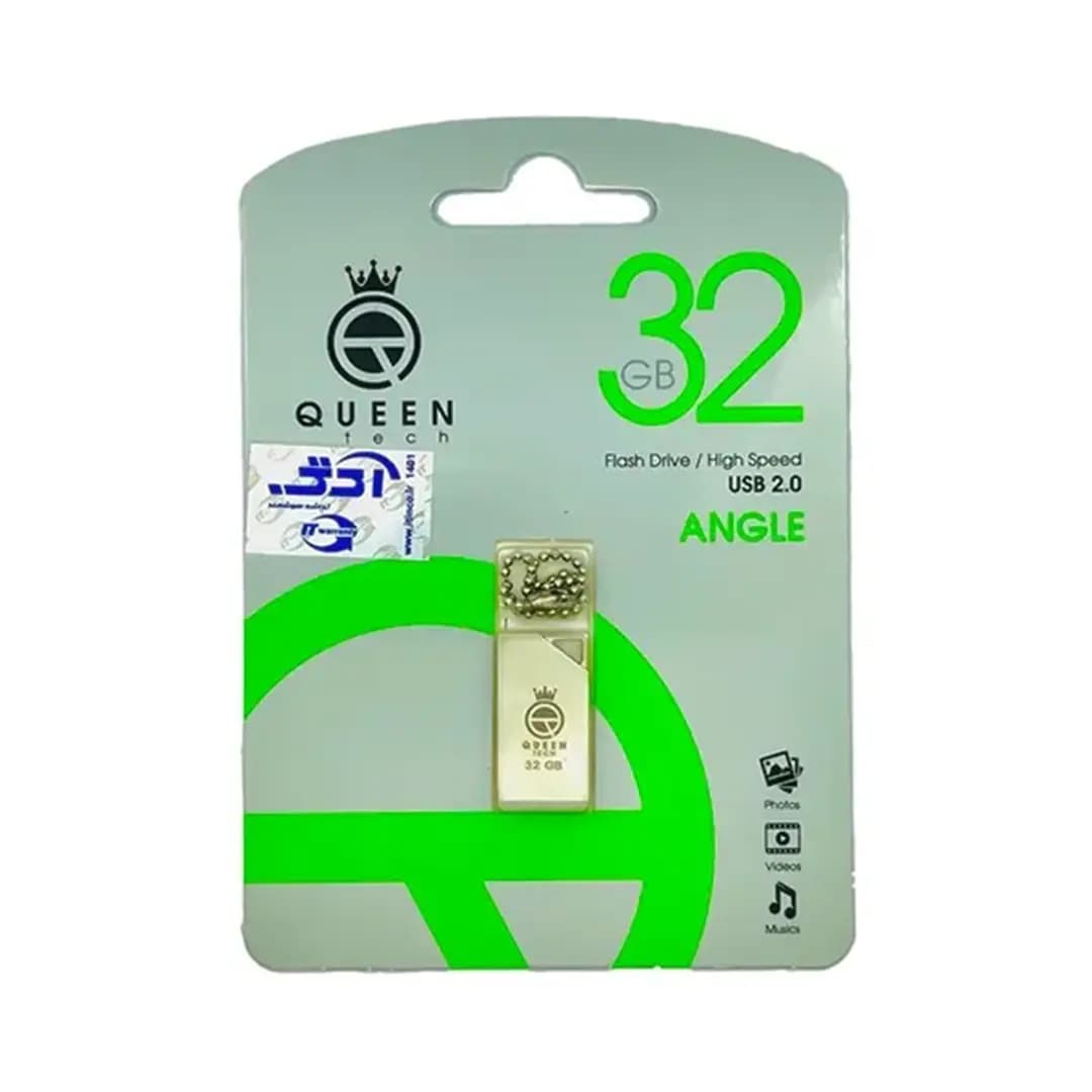 فلش مموری کوئین تک مدل ANGLE 32G QUEEN باظرفیت 32 گیگابایت