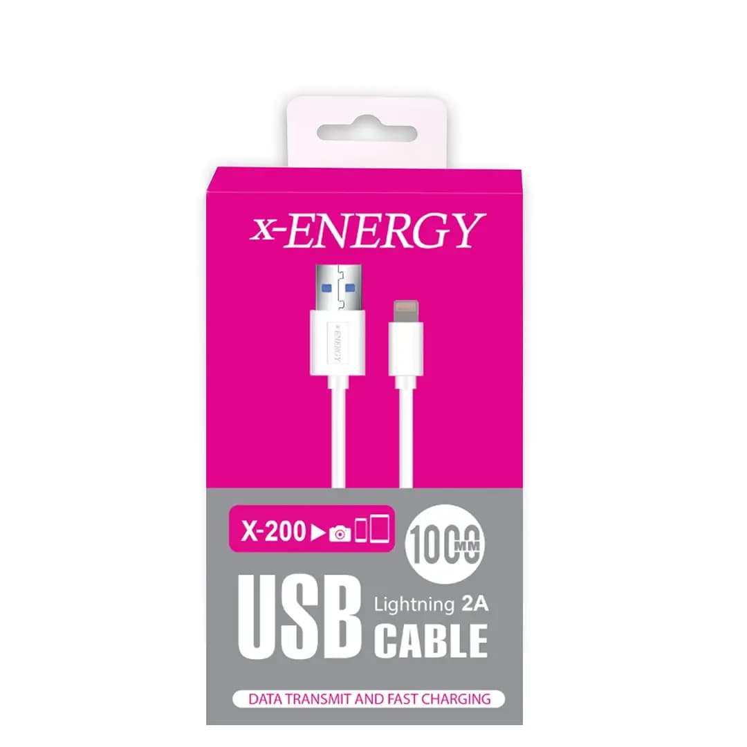 کابل شارژ آیفونی ایکس انرژی مدل X-ENERGY X-200 — تصویر ۲