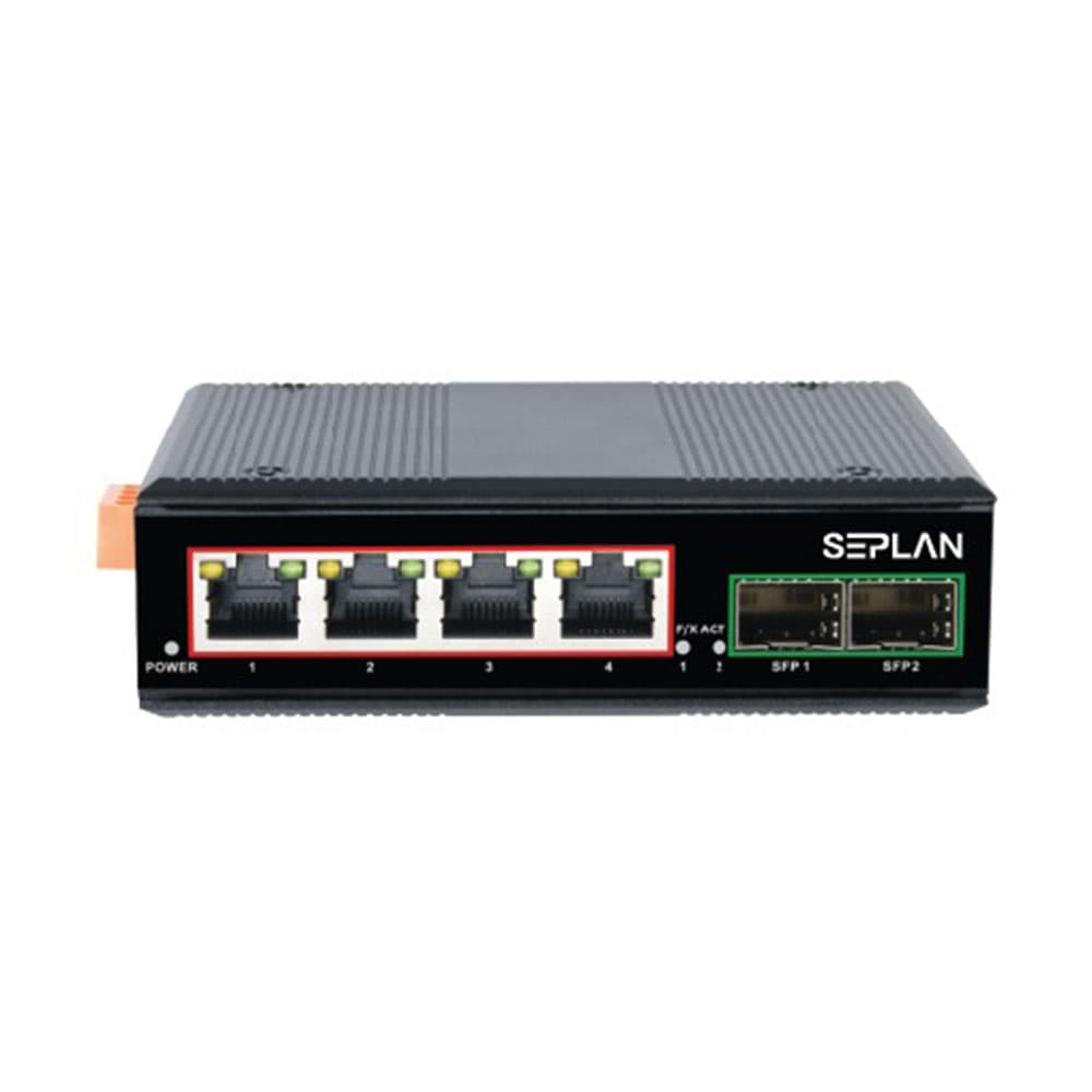 سوییچ شبکه 4 پورت برند SEPLAN مدل SP-B420-P(W2)