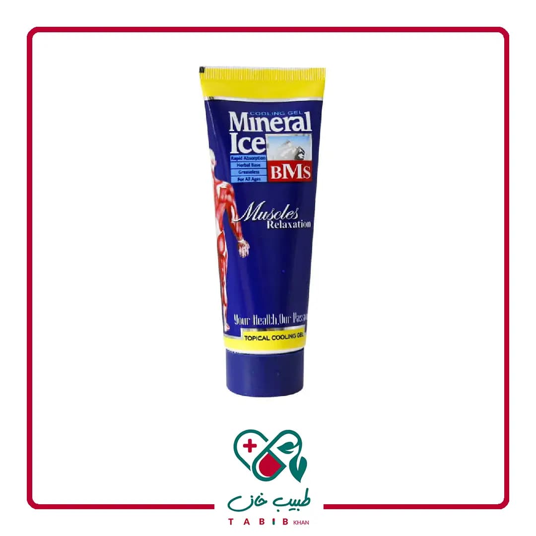 ژل خنک کننده بدن مینرال آیس بی ام اس 80 میلی لیتر/BMS Cooling Gel Mineral Ice 80 Ml — تصویر ۲