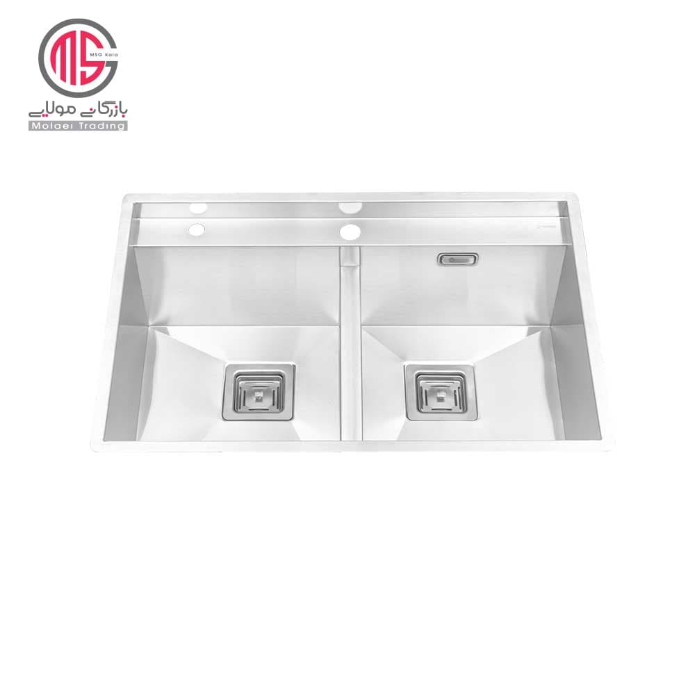 سینک دست ساز درسا مدل DS3804-74 — تصویر ۲