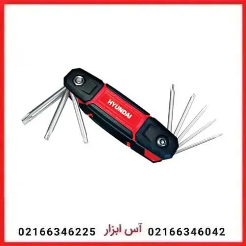 آچار آلن چاقویی ستاره ای هیوندای مدل HC708P