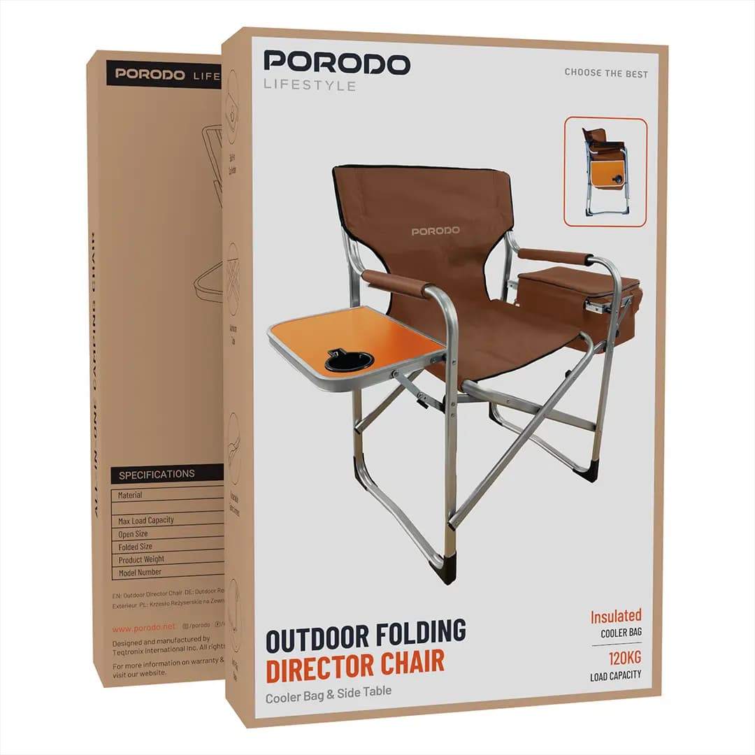 صندلی تاشو پرودو Porodo LFST137 Aluminum Chair & Table Cup — تصویر ۲