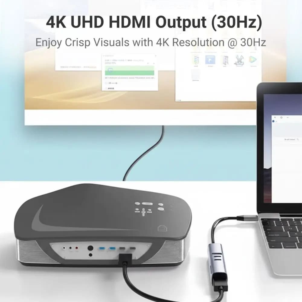 هاب 7 پورت بریو Brave BH-07 Link Series 7-in-1 Usb-c Multiport Hub — تصویر ۵