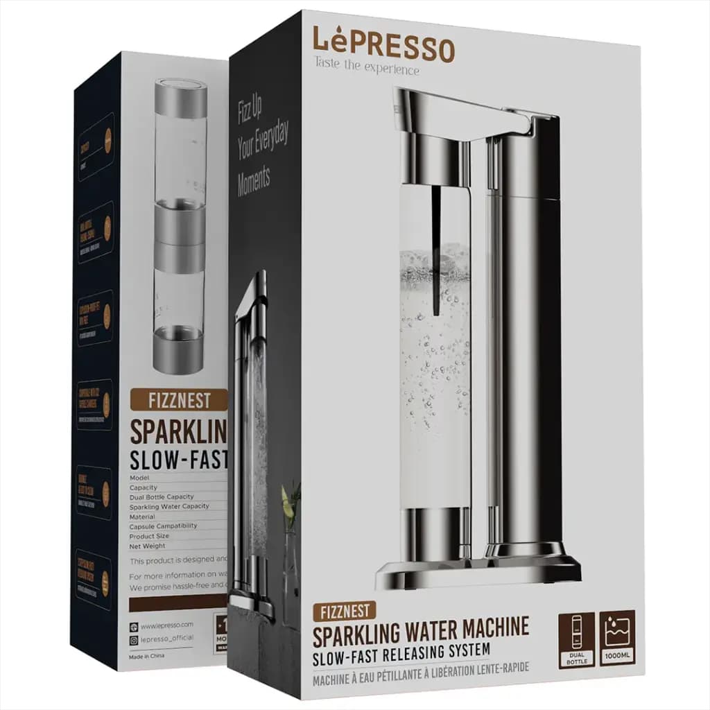 سودا ساز خانگی لپرسو Lepresso LPCFFSSM0097 Fizznest Soda Maker — تصویر ۵