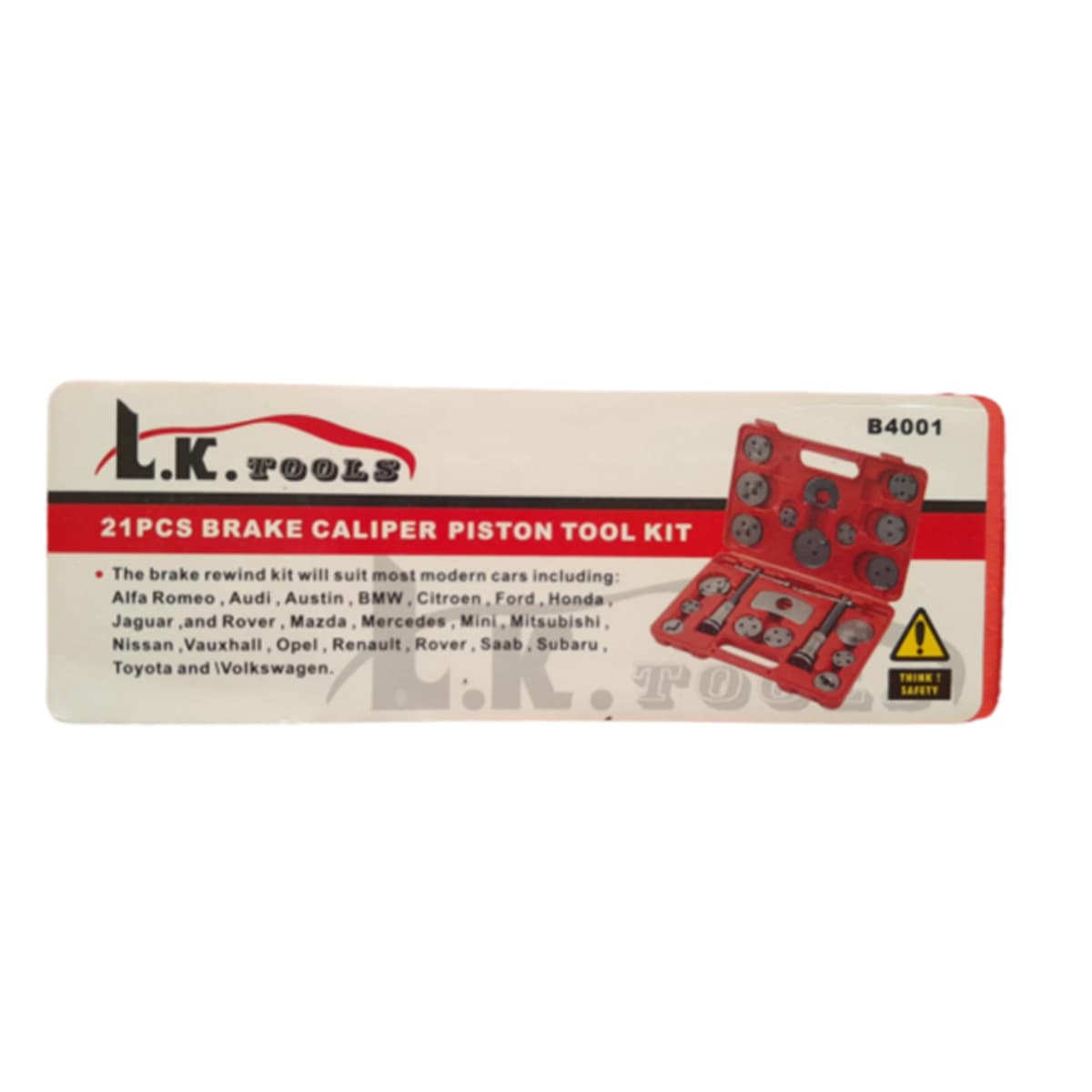 کیت کالیپر سیلندر ترمز 21 پارچه دستی LK کد B4001 — تصویر ۳