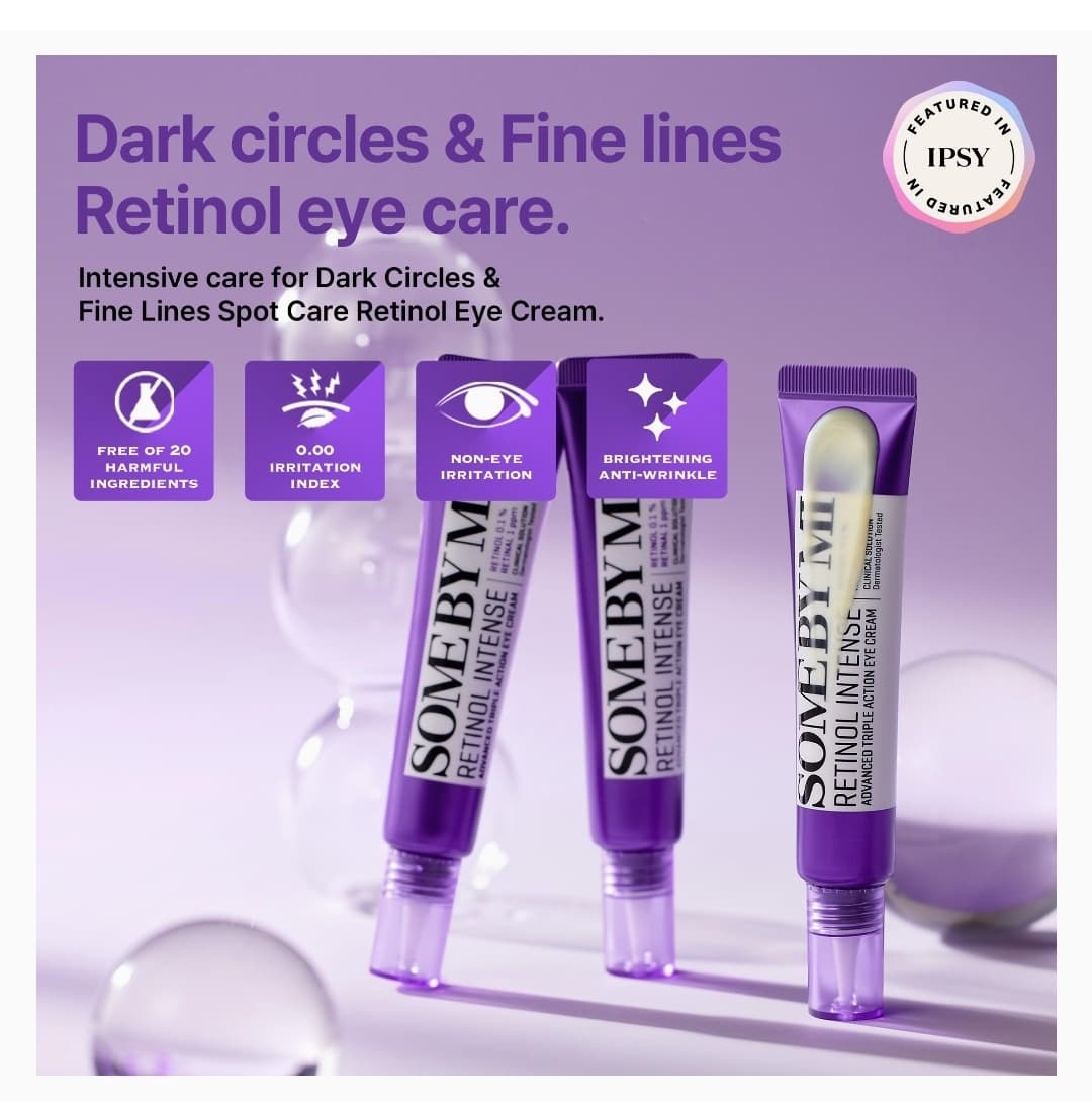 کرم جوانساز و ضد چروک دور چشم رتینول سام بای می SOME BY MI RETINOL INTENSE EYE CREAM – 30ML — تصویر ۳