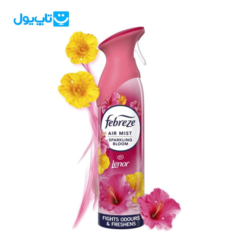 اسپری خوشبوکننده هوا فبرز Febreze رایحه شکوفههای درخشان حجم 300 میلیلیتر — تصویر ۳
