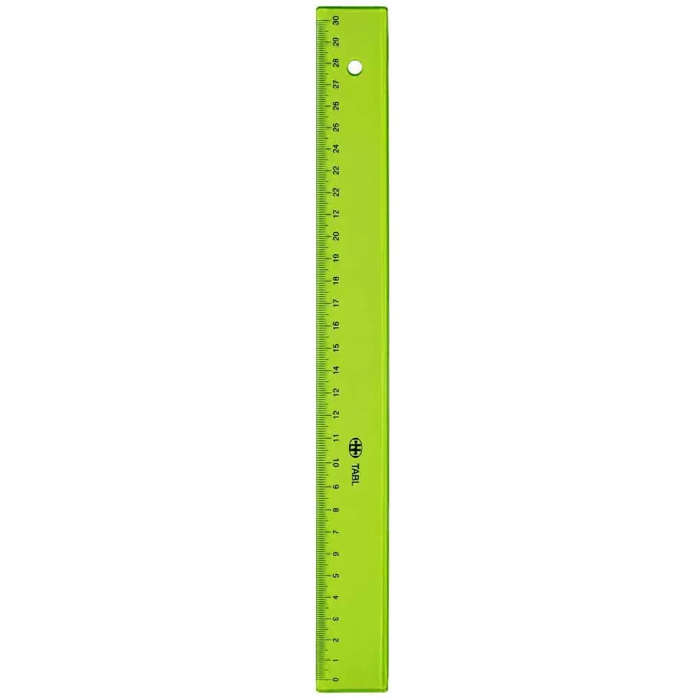 خط کش پلاستیکی لبه راپید خور 30 سانت تیبل TABLE