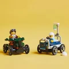 لگو مدل 60459 ماشین مسابقه ای هواپیما و آمبولانس LEGO Airplane vs. Hospital Bed Race Car Pack — تصویر ۳