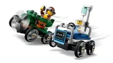 لگو مدل 60459 ماشین مسابقه ای هواپیما و آمبولانس LEGO Airplane vs. Hospital Bed Race Car Pack — تصویر ۶