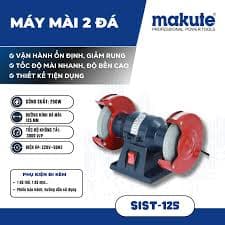 سنگ سنباده رومیزی 150میل ماکوت SIST150 makute — تصویر ۴