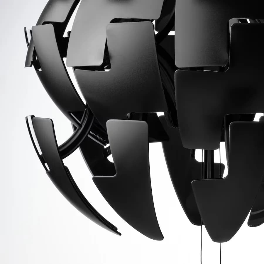 چراغ آویز ایکیا مدل IKEA PS 2014 مشکی/ قطر ۳۵ سانتیمتر — تصویر ۷