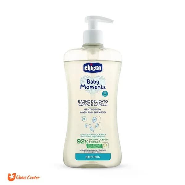 شامپو سر و بدن کودک چیکو مدل bagno Delicato حجم 500 میلی لیتر