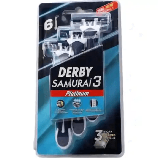 ژیلت دربی Derby سه تیغ بسته 6 عددی