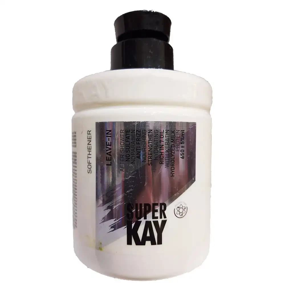 ماسک مو بدون آبکشی سوپرکی Super Kay مدل 7 روغن Oils (بنفش) فاقد سولفات حجم 650 میلی لیتری