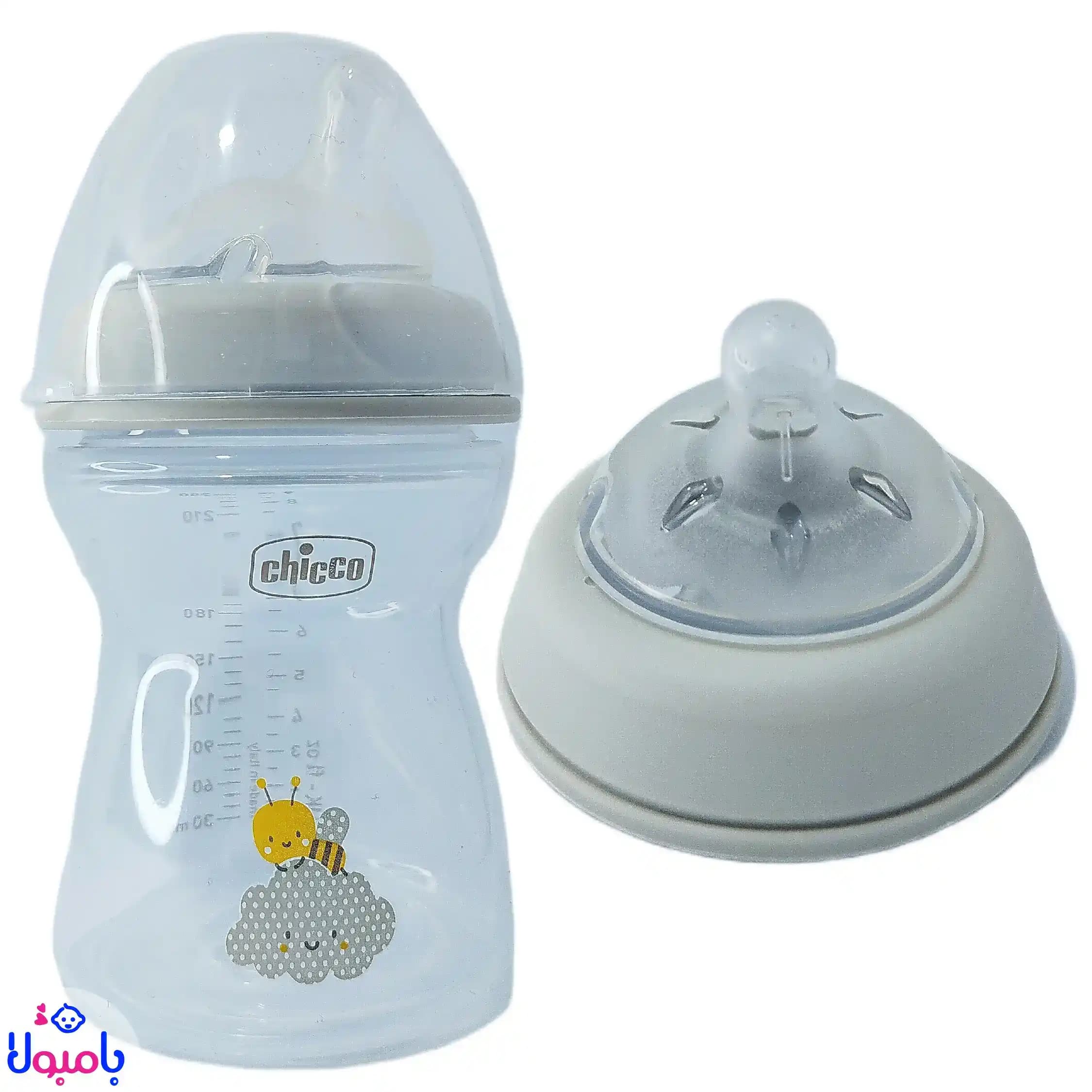 شیشه شیر نچرال استپ اپ چیکو 250 میلی لیتر — تصویر ۲