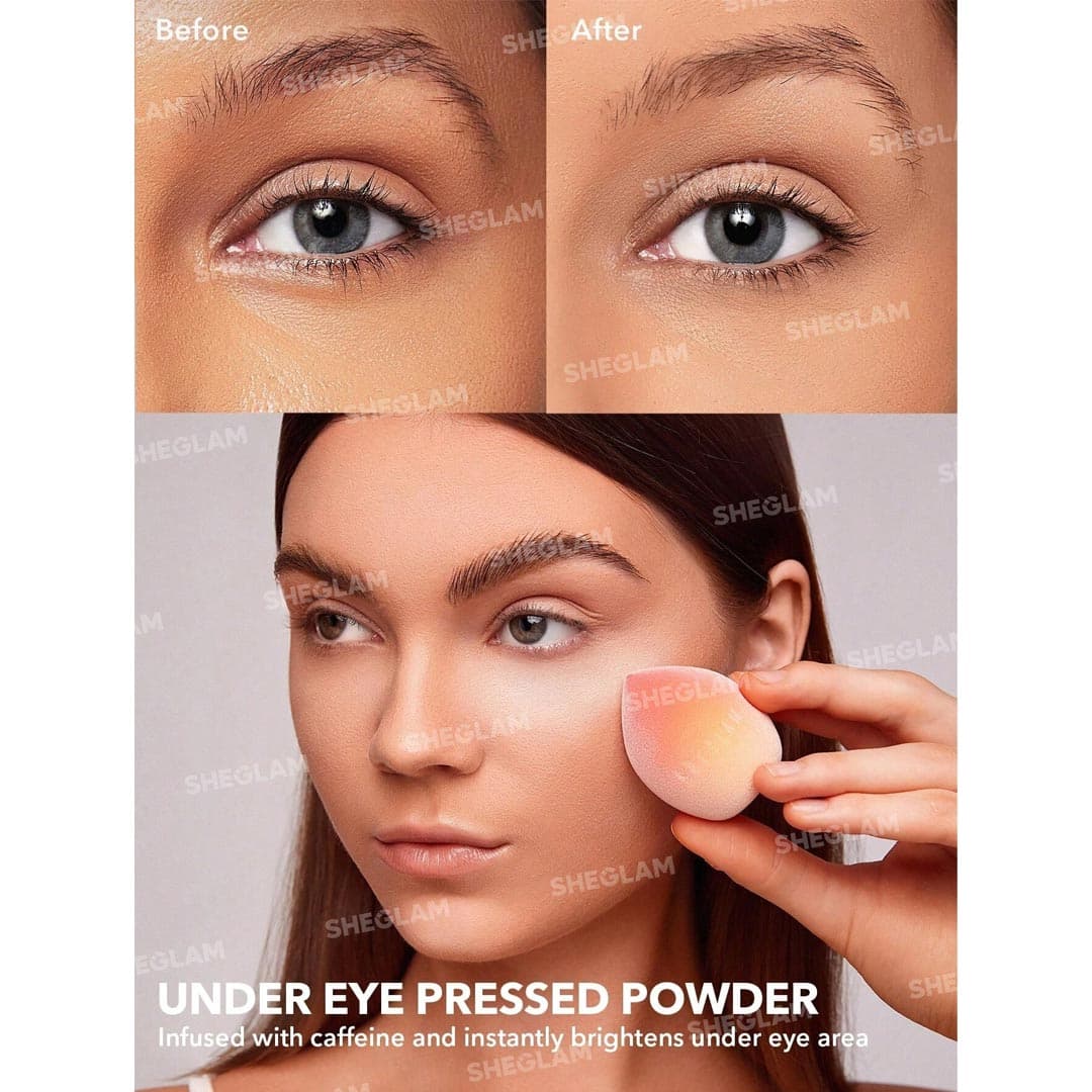 پودر فیکس دو کاره صورت و زیر چشم شیگلم مدل Insta-Ready رنگ Translucent — تصویر ۵
