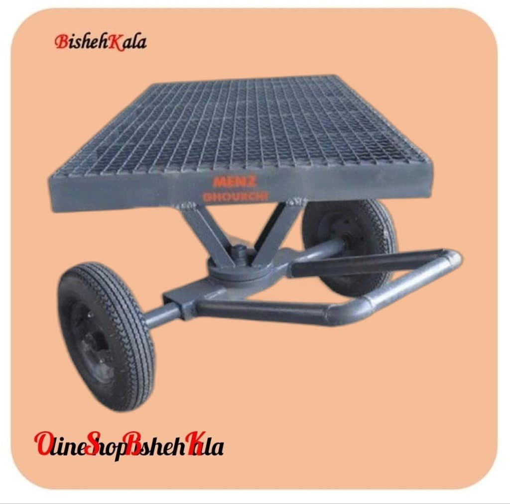 4 چرخ فلزی صنعتی کد(9)