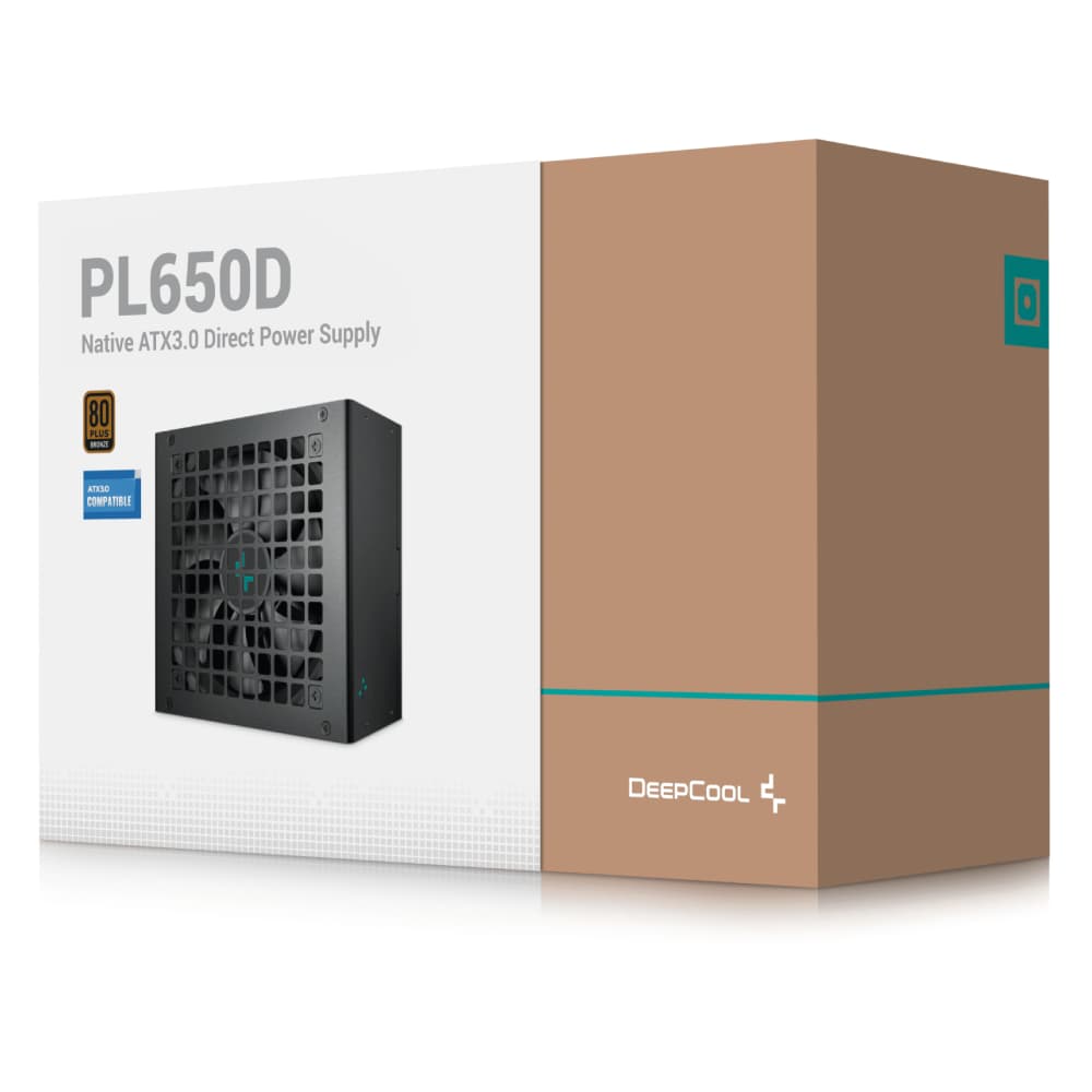 منبع تغذیه کامپیوتر دیپ کول مدل DEEPCOOL PL650D 650W 80 PLUS BRONZE کارکرده