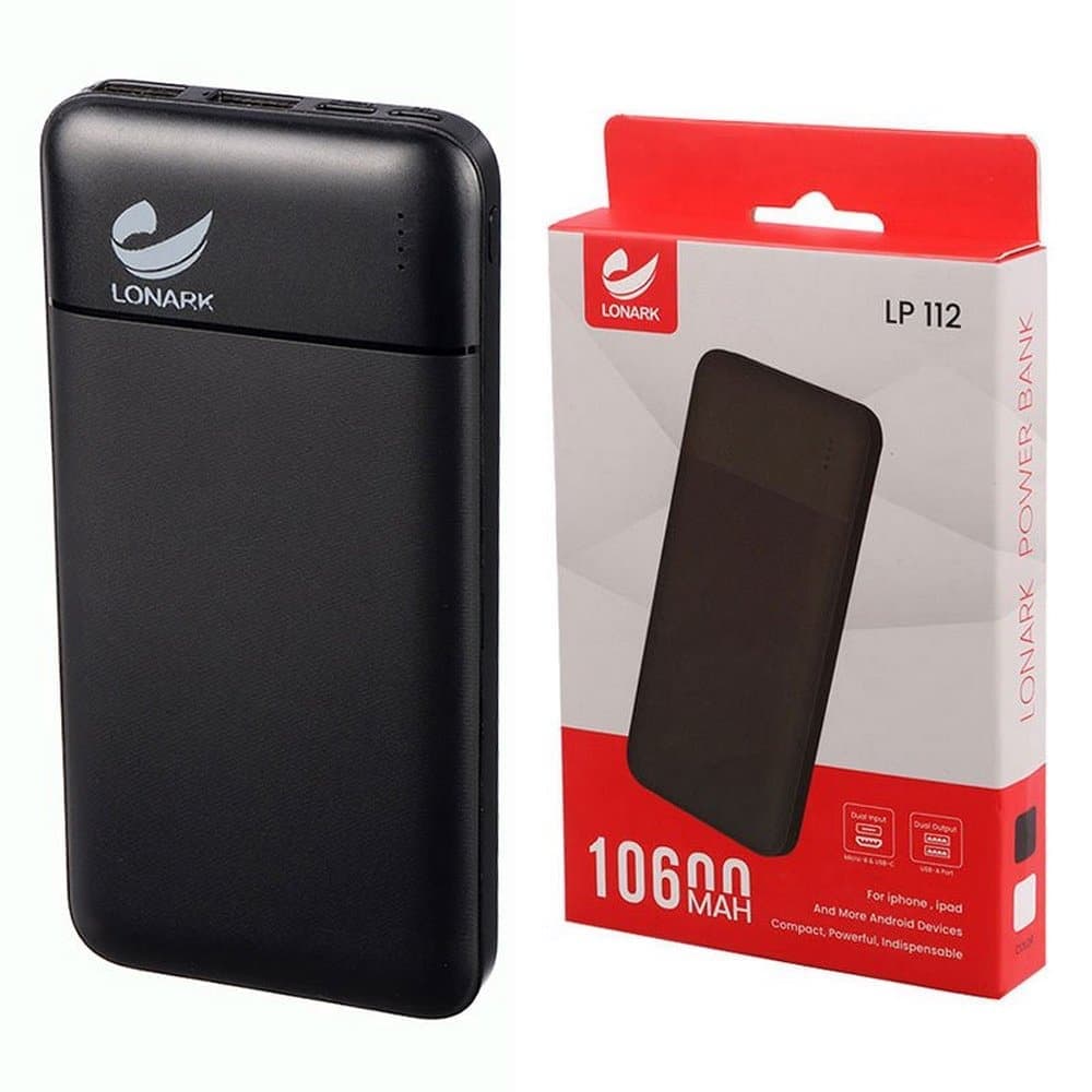 پاوربانک لونارک مدل LP112 ظرفیت 10600 میلی آمپر ساعت — تصویر ۴