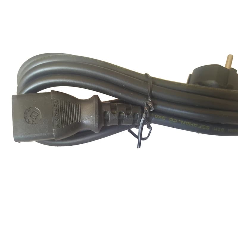 کابل برق پاور ضخیم کامپیوتر گرین طول 1.5 متر کد 3243 — تصویر ۲