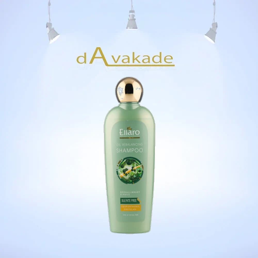 ELLARO شامپو موی سر فاقد سولفات موی چرب 300 ML