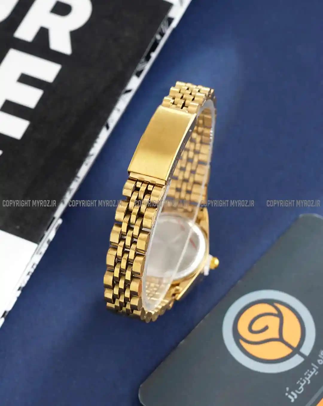 ساعت مچی زنانه رولکس ROLEX طرح دیت جاست مدل 2023 — تصویر ۵