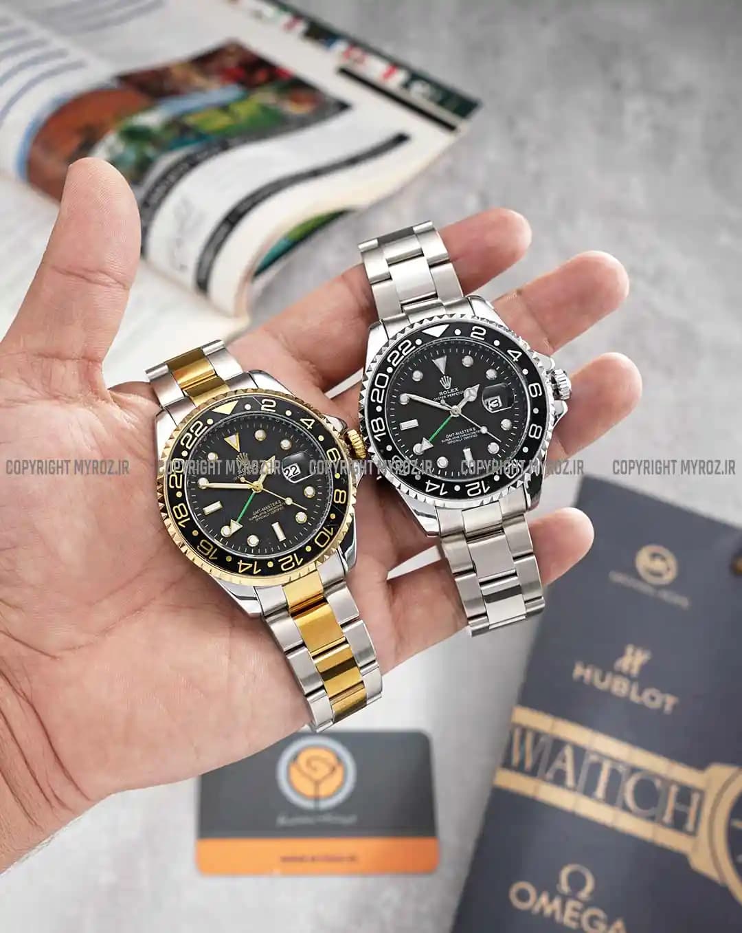 ساعت مچی مردانه رولکس ROLEX طرح ساب مارین مدل 2002 — تصویر ۶