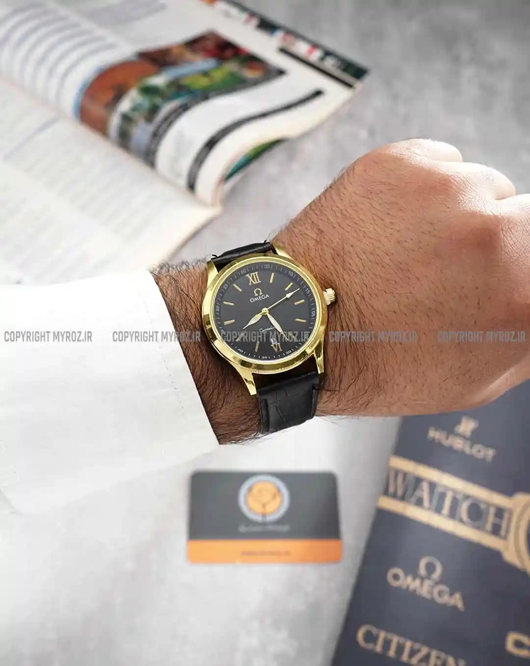 ساعت مچی مردانه امگا OMEGA مدل 1996 — تصویر ۲