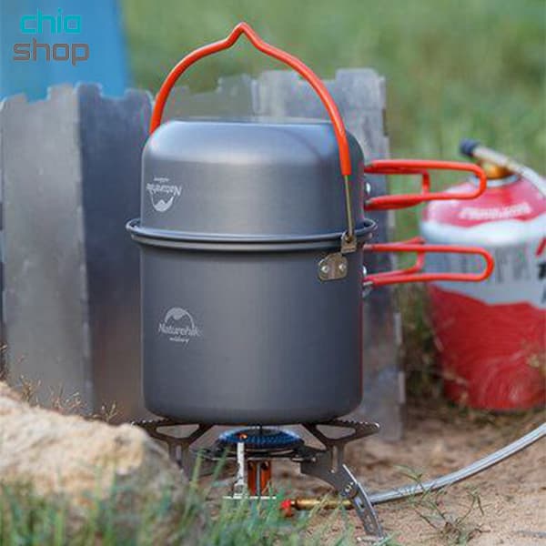 ست ظروف کمپینگ نیچرهایک مدل NH18T018-G (4 تکه) — تصویر ۵