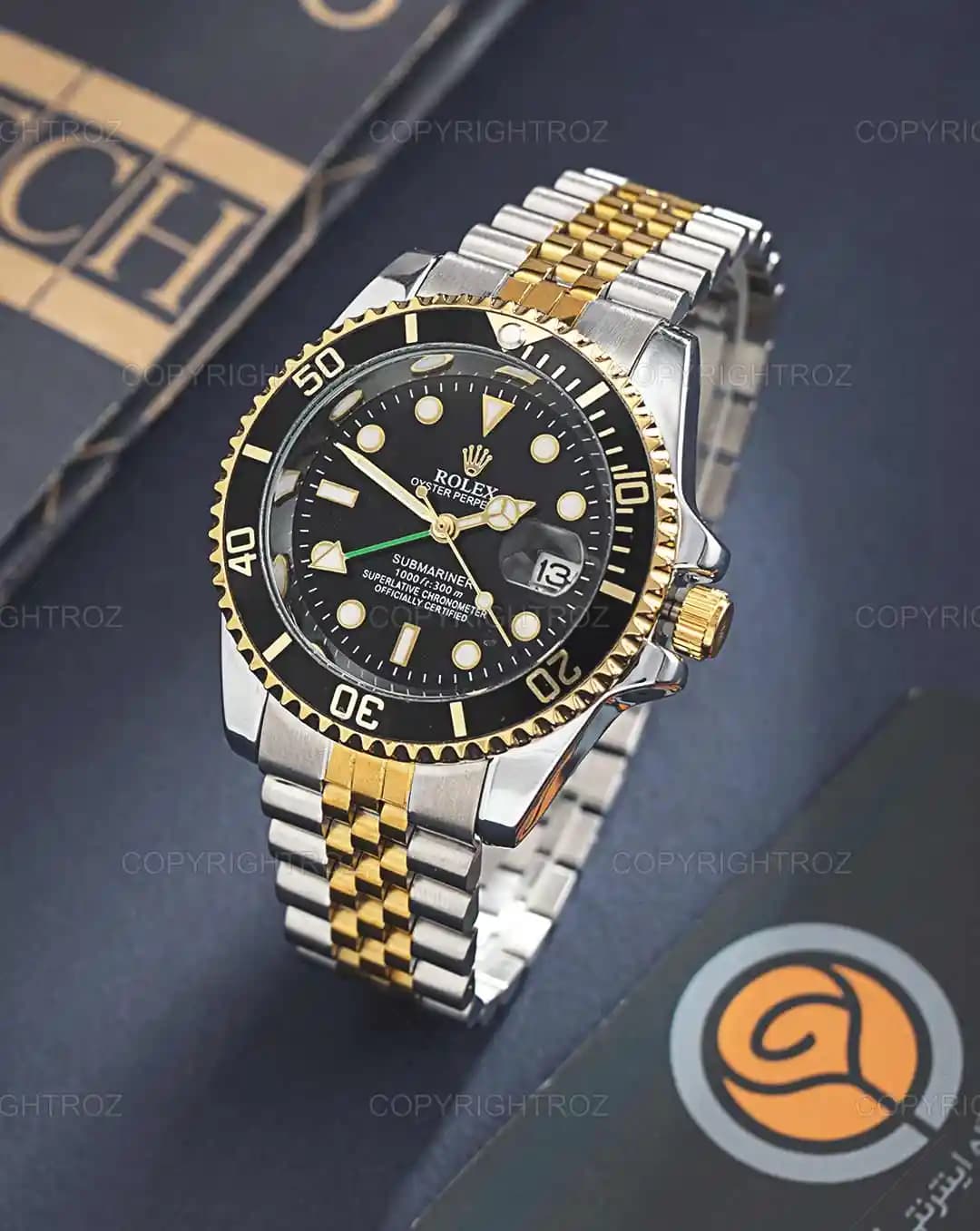 ساعت مچی مردانه رولکس ROLEX طرح ساب مارین مدل 1957 — تصویر ۳