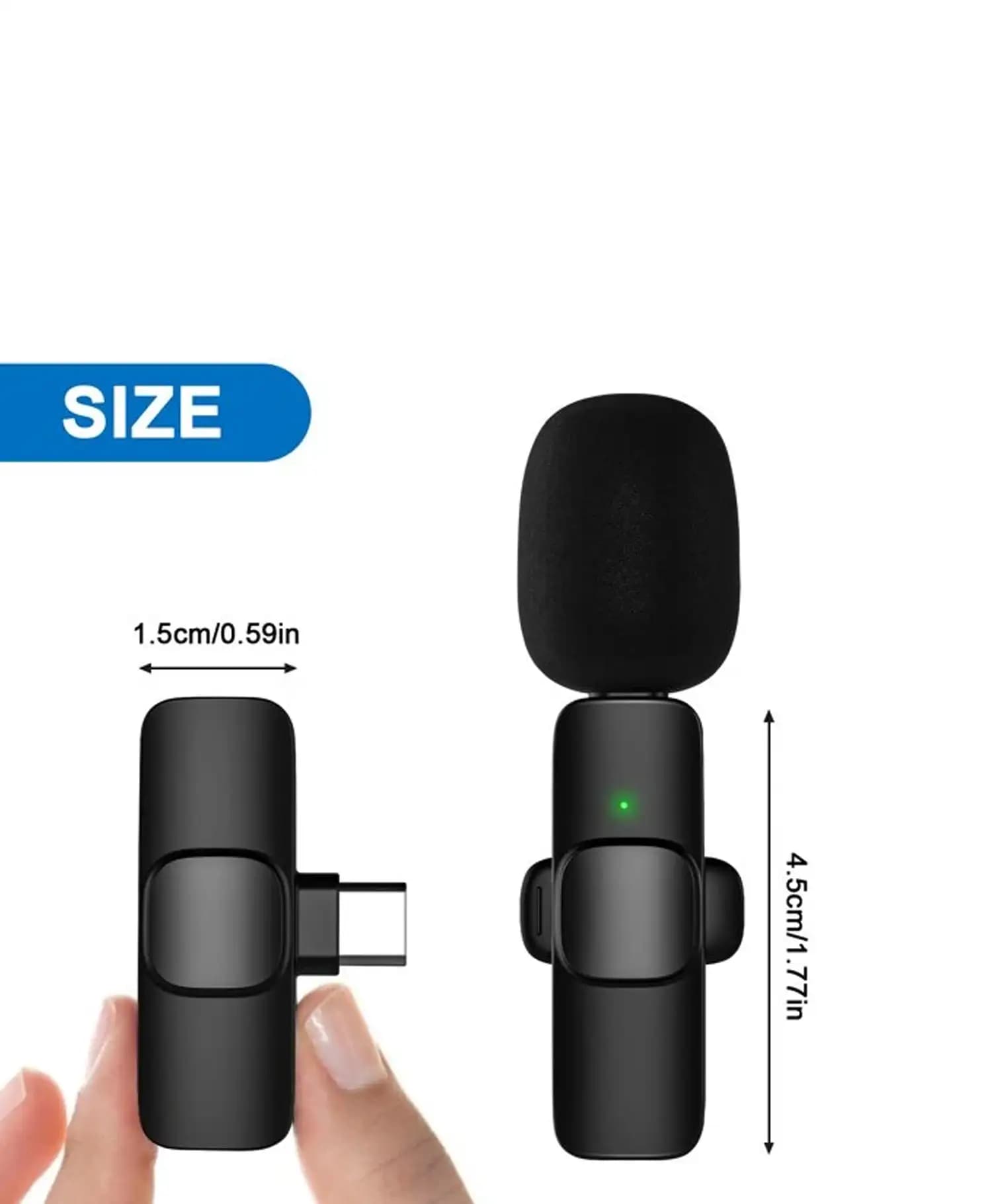 میکروفون بی سیم Type-C مدل K9 — تصویر ۴