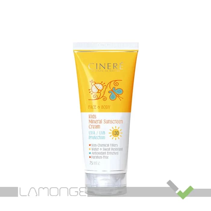 کرم ضدآفتاب بی رنگ سینره SPF30 مناسب صورت و بدن (75 میل) — تصویر ۲