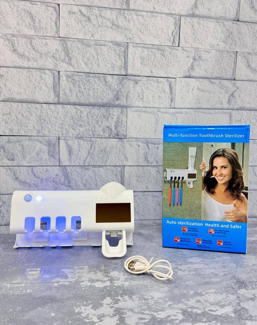 جا مسواکی و ضدعفونی کننده مسواک Toothbrush Holder & UV Sanitizer