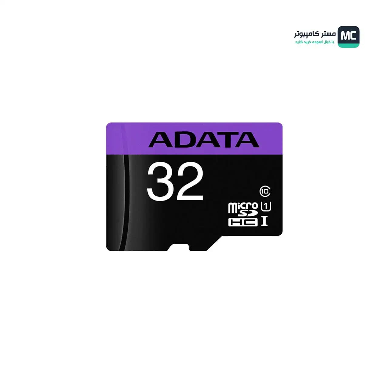 کارت حافظه microSDHC ای دیتا مدل Premier کلاس 10 استاندارد UHS-I سرعت 80MBps ظرفیت 32 گیگابایت