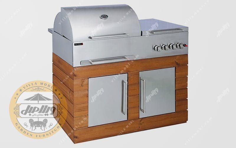 باربیکیو گازی استیل ترمو مدل 110 — تصویر ۲
