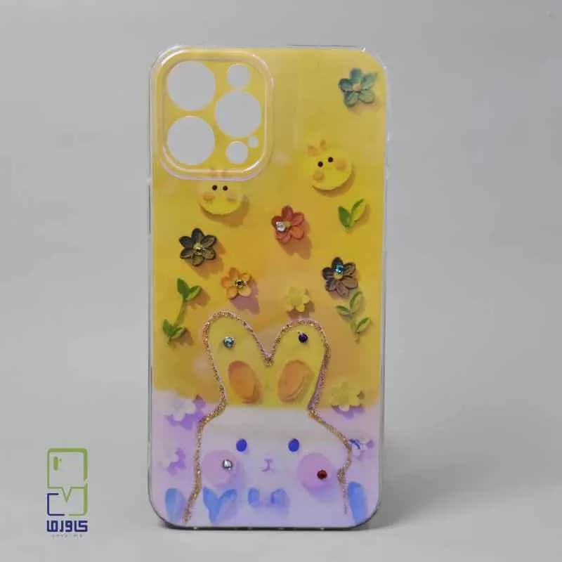 گارد دخترانه آیفون 15 پرو مکس| هولوگرامی خرگوش کوچولو Iphone 15 Pro Max — تصویر ۲
