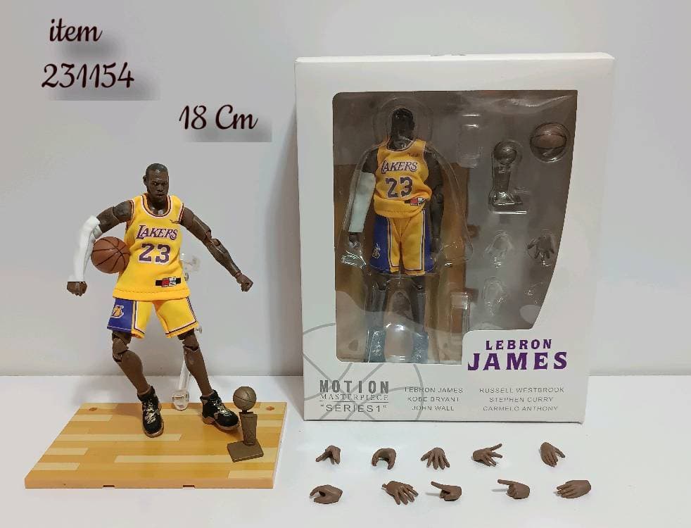 اکشن فیگور لبرون جیمز Lebron James طرح زرد – 18cm — تصویر ۵