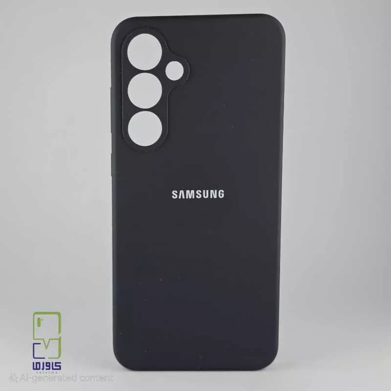 قاب سیلیکونی S24 FE | مشکی کاور s24fe — تصویر ۲