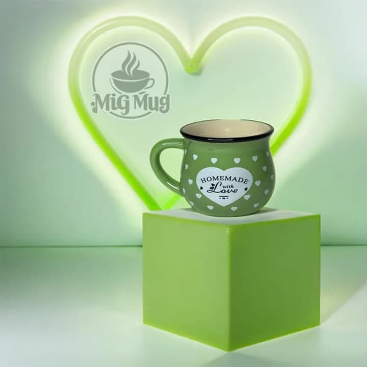 ماگ رجینال قلبی بزرگ طرح کریسمسی — تصویر ۷