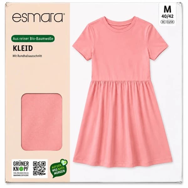 پیراهن یقه گرد زنانه اسمارا مدل ES-509 — تصویر ۲