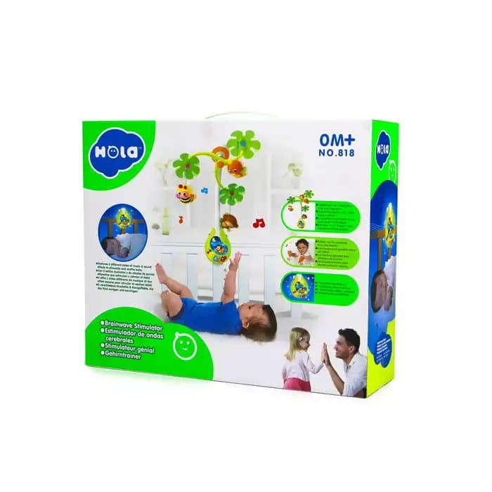 آویز موزیکال تخت کودک هولا تویز 818 hola toys