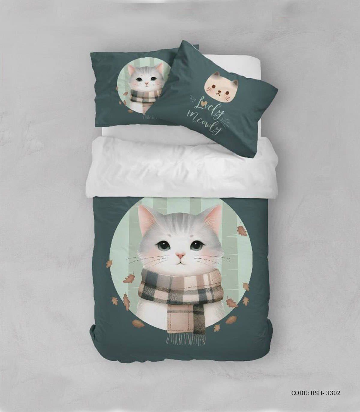 روتختی دخترانه طرح گربه مدلLovely Meow