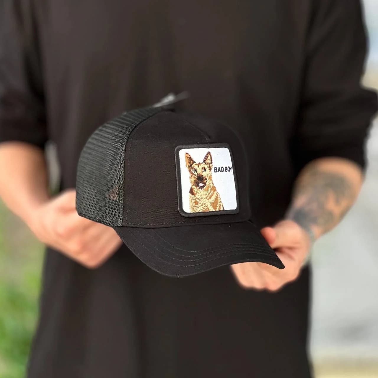 کلاه گورین bad boy مشکی — تصویر ۲