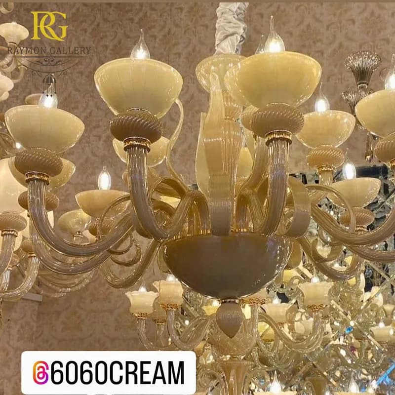 لوستر مورانو مدل رُزا — تصویر ۳