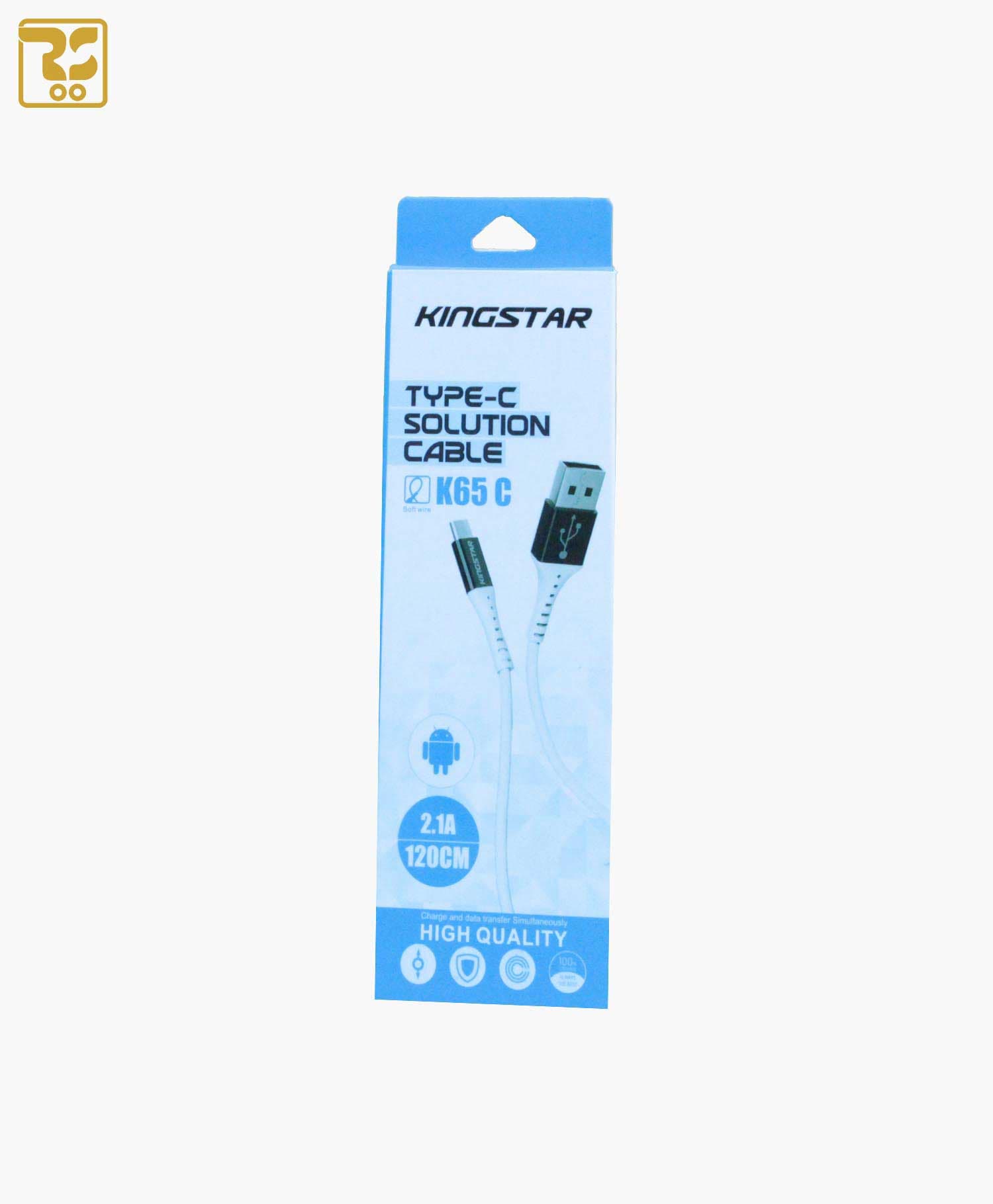 کابل تبدیل USB به Type-C کینگ استار K65C — تصویر ۴