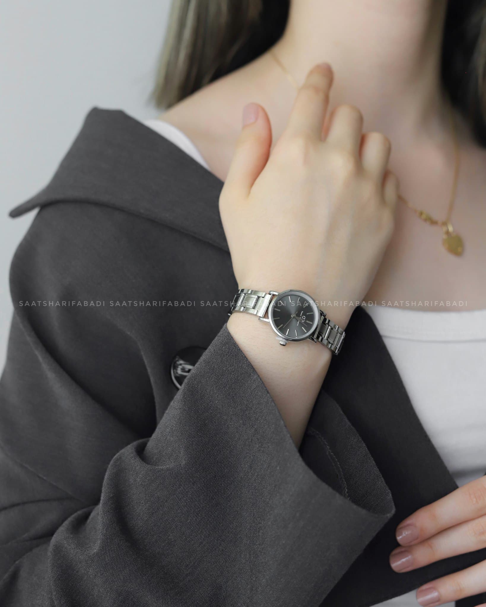 ساعت زنانه Dw مینی کلاسیک ضدآب بند استیل رنگ ثابت دارای رنگبندی کد 1923236 — تصویر ۷