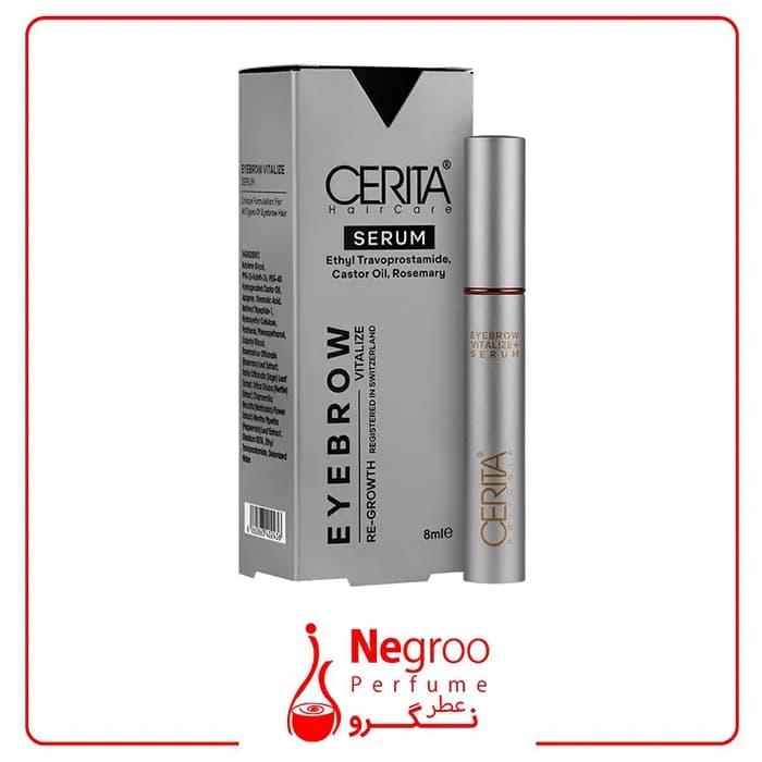 سرم تقویت کننده ابرو سریتا مدل Eyebrow Vitalize طرح جدید حجم 8 میل اورجینال