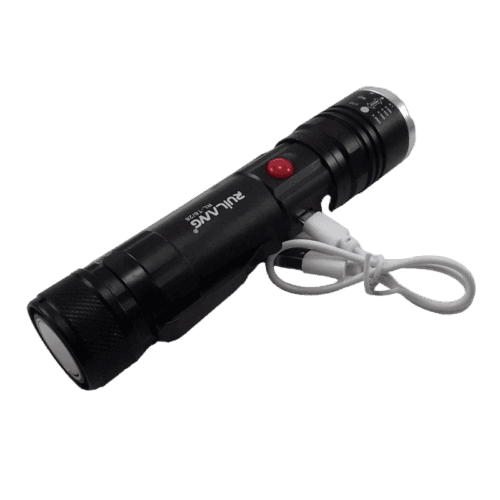 چراغ قوه پلیسی T6-26 شارژی باتری خور | LED COB WORKING LAMP T6-26 — تصویر ۲